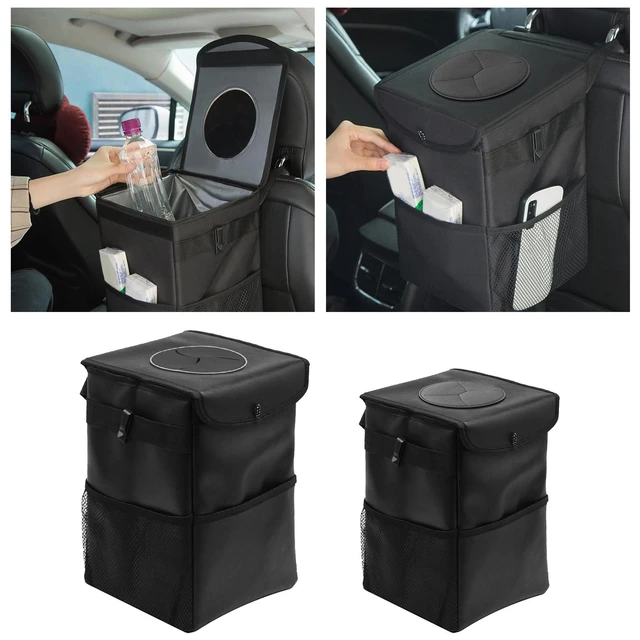 Auto Müll Bin, Faltbare Wasser Liner, Hängen, müll Lagerung Tasche für Auto  Innen/Büro/Home (Schwarz Mülleimer) - AliExpress