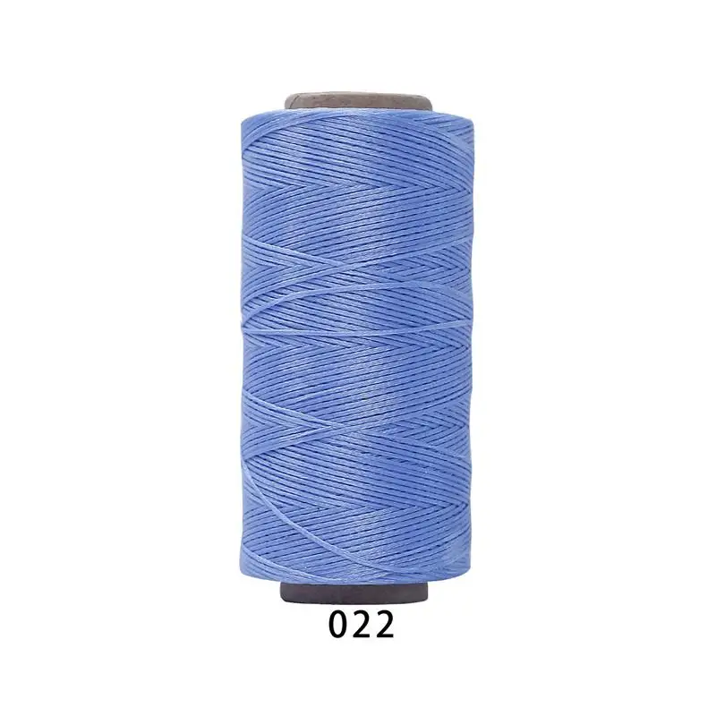 0.8mm 260M Leather Sewing Waxed 150D Thread Cord Hand Sewing DIY and Material Accessories Weave Rope Flat Waxed Line leather sewing tools