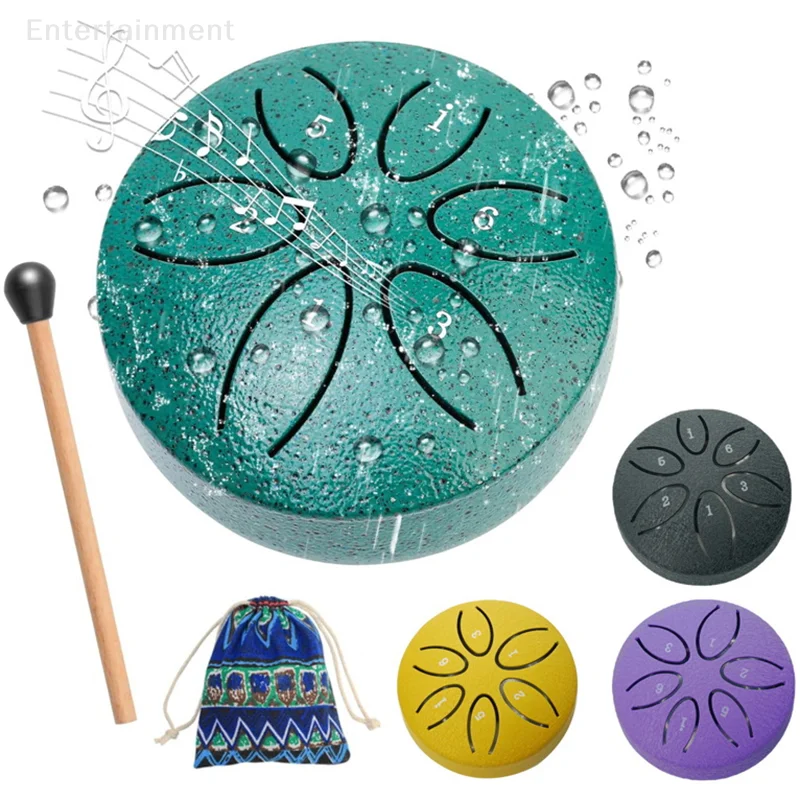 Rain Drum 6 Note Spirit Set Outside Garden Chakra
