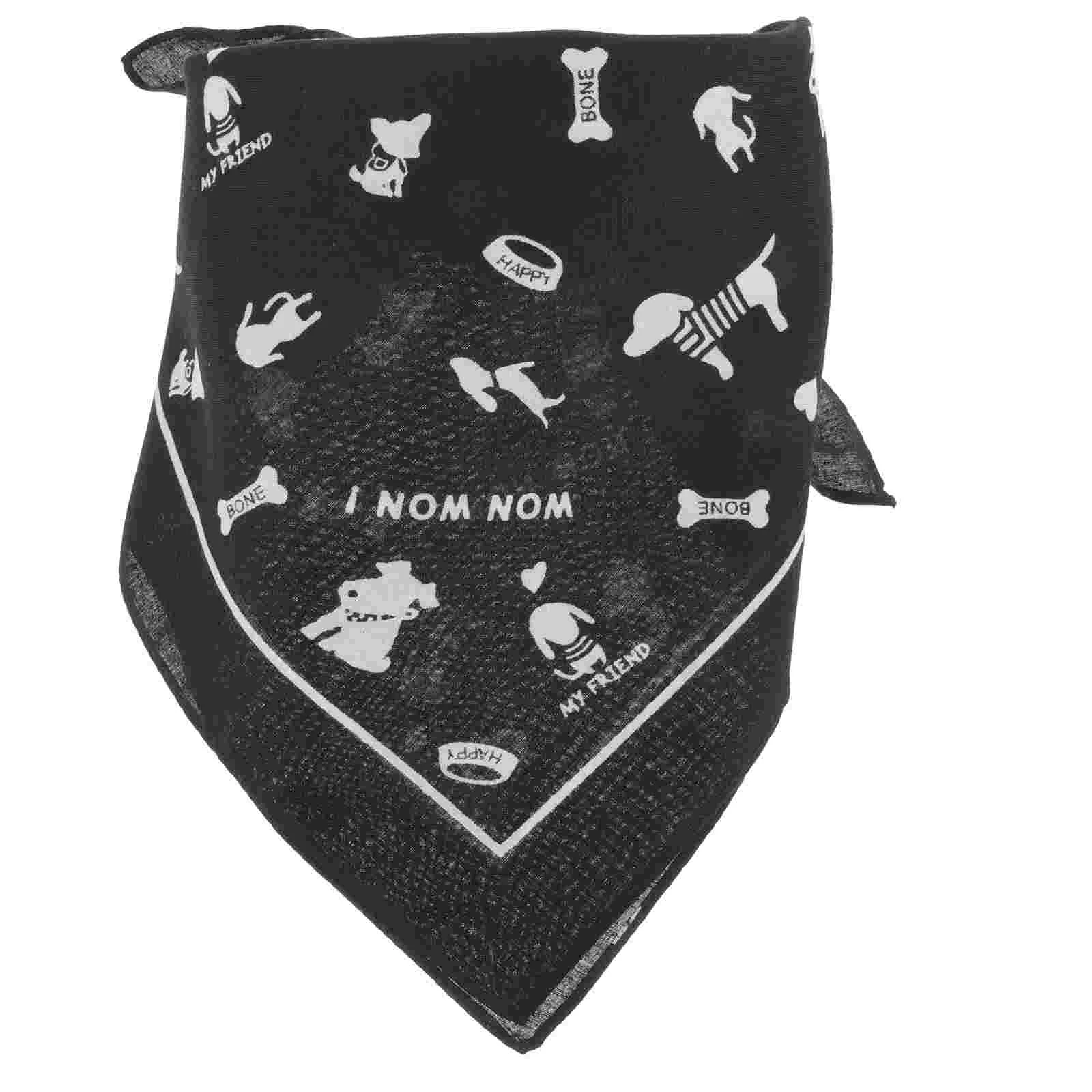 

Black Headband Cycling Mask Bandanas for Women Dog Bone Cotton Vintage Brass Women's