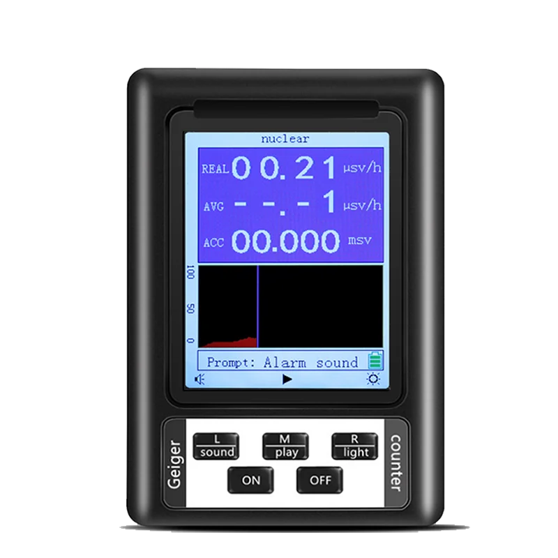 Geiger Counter Nuclear Radiation Detector Personal Dosimeter X-ray Beta Gamma Detector LCD Radioactive Tester Marble Tool height measurement tool Measurement & Analysis Tools