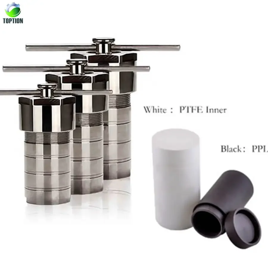 

Industrial Autoclave Polytetrafluoroethylene Chamber 150 Ml Hydrothermal Synthesis Reactor 240 Degrees 6mpa