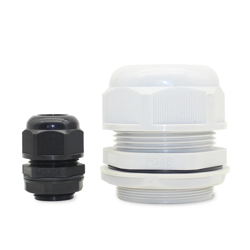 10pcs PG9 Cable Glands Waterproof PG7 PG11 PG13.5 PG16 PG21 IP68 Cord Grips Entry Sealing Nut Connector for Electric Wires M16