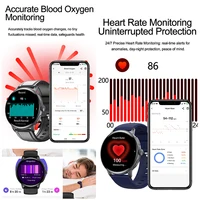2026 New physical health Analysis Uric Acid Smart Watch Body Fat ECG+PPG BP Blood Oxygen HD Clock BT Call Smart Watch Men Women - Image 2
