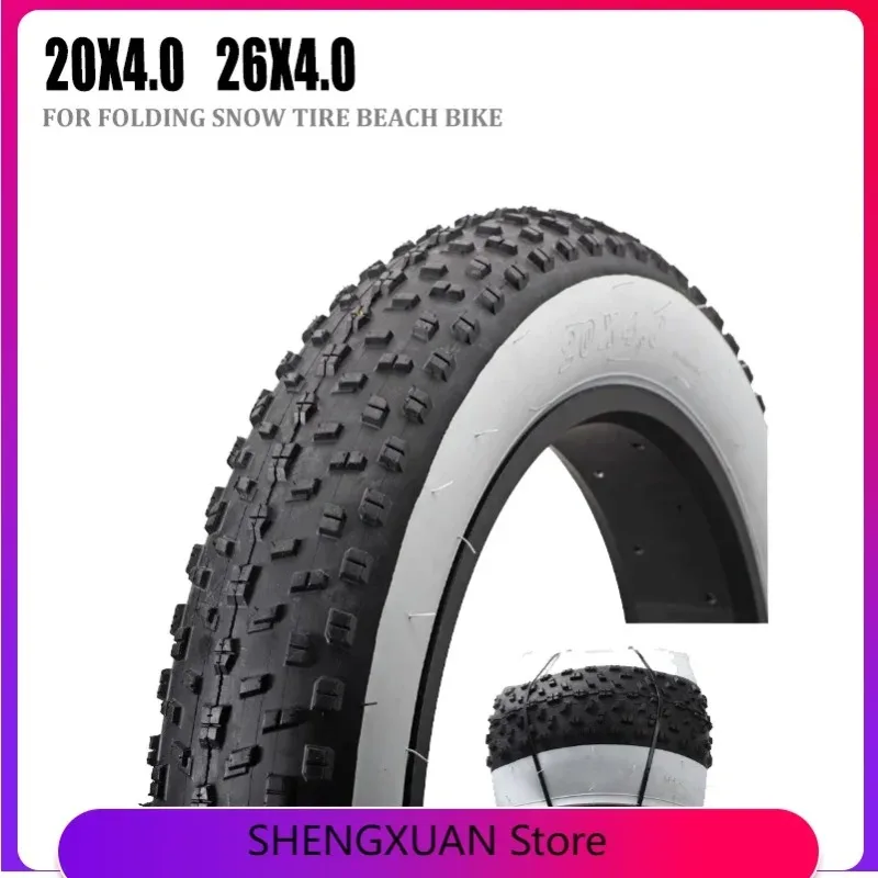 

26x4.0 20x4.0 New bicycle fat bike tire snow ATV beach tyre electric tires accessories folding bead high quality