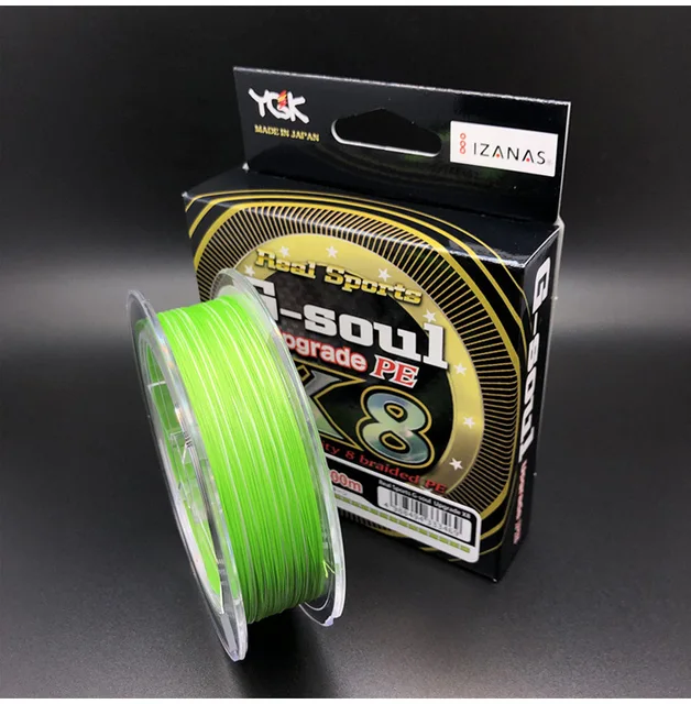 Premium Japan Original YGK GSOUL X8 Upgrade Braid Fishing Line PE Line
