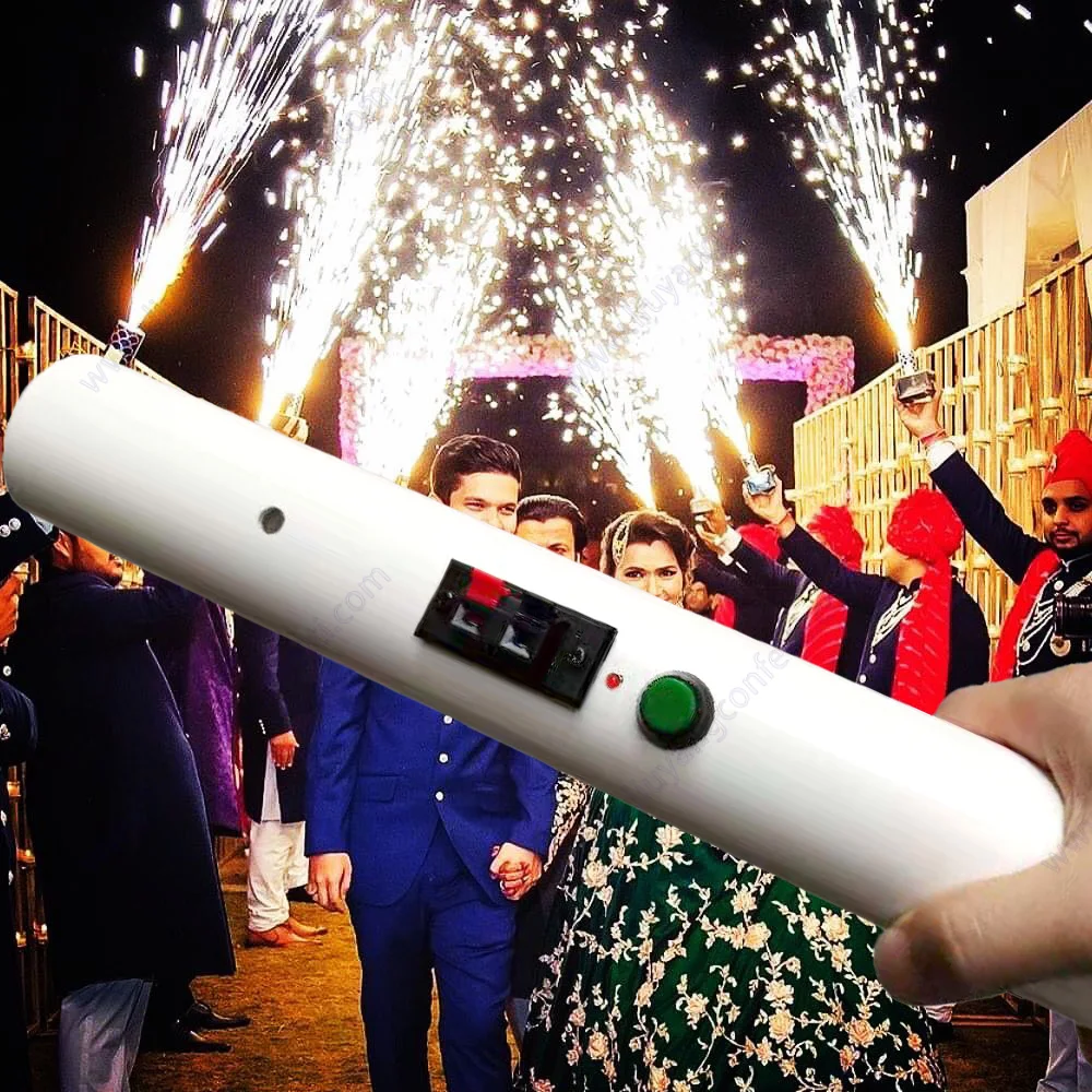 Wedding Hand Hold Torch Machine Cold Pyro Shooter Ignition System Reusable Fireworks Fountain Stage Dj Decoration Mariage Entry