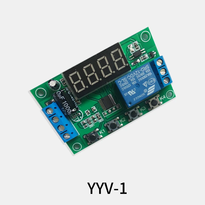 YYV1 DC Voltage Detection Relay Switch Board Upper and Lower Limit Alarm Charge and Discharge