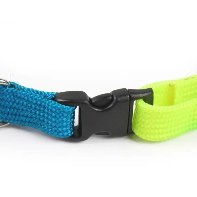 1 Pcs Random Candy Colors Quick Release Collars Pet Dog & Cat Nylon With Bell Adjustable Leads Accessories