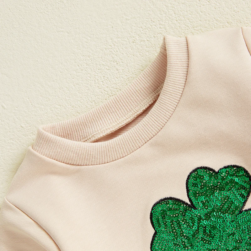 St. Patrick's Day Glitter Jumpsuit 1