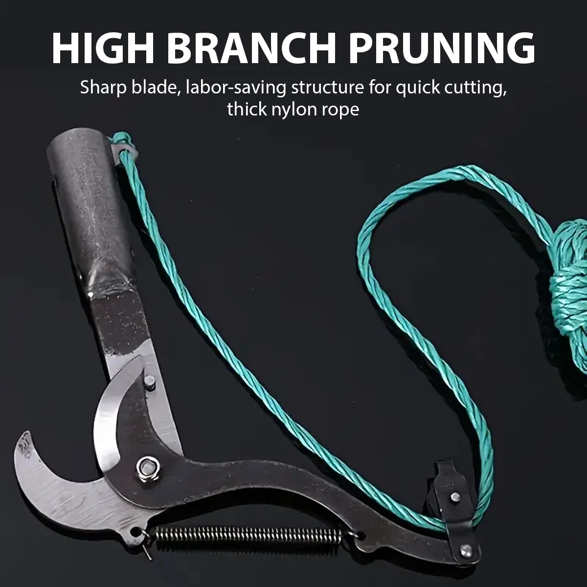 Retractable High-Altitude Lopper Branch Scissors Fruit Tree Pruning Saw Cutter Garden Trimmer Tool With Rope Fruit Picker
