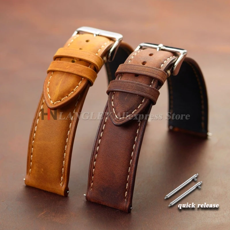 Reasonably Priced Calfskin 22 mm Watch Belt A1404_K0016737 main image 1