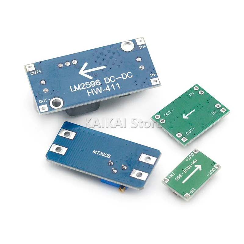 Voltage Regulator Module DC-DC Voltage stabilized power supply Adjustable boost& buck LM2596S-ADJ MT3608 MP1584EN