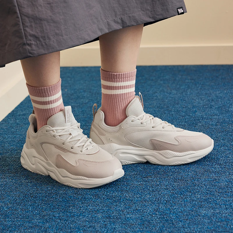 Xtep Lofty Mountain 3.0 Casual Shoes For Women Autumn Comfortable Casual Shoes Breathable Sneakers 876318320050