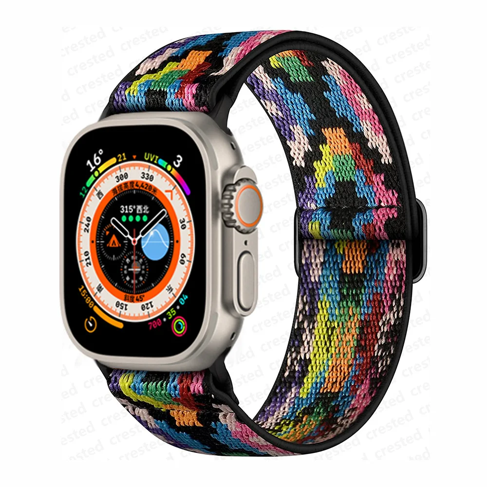 Durable Nylon Elastic Watch Strap Bracelet