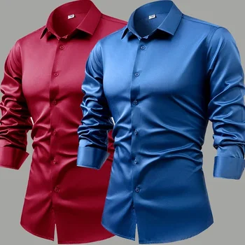 Men's Silk Cotton Shirt 1
