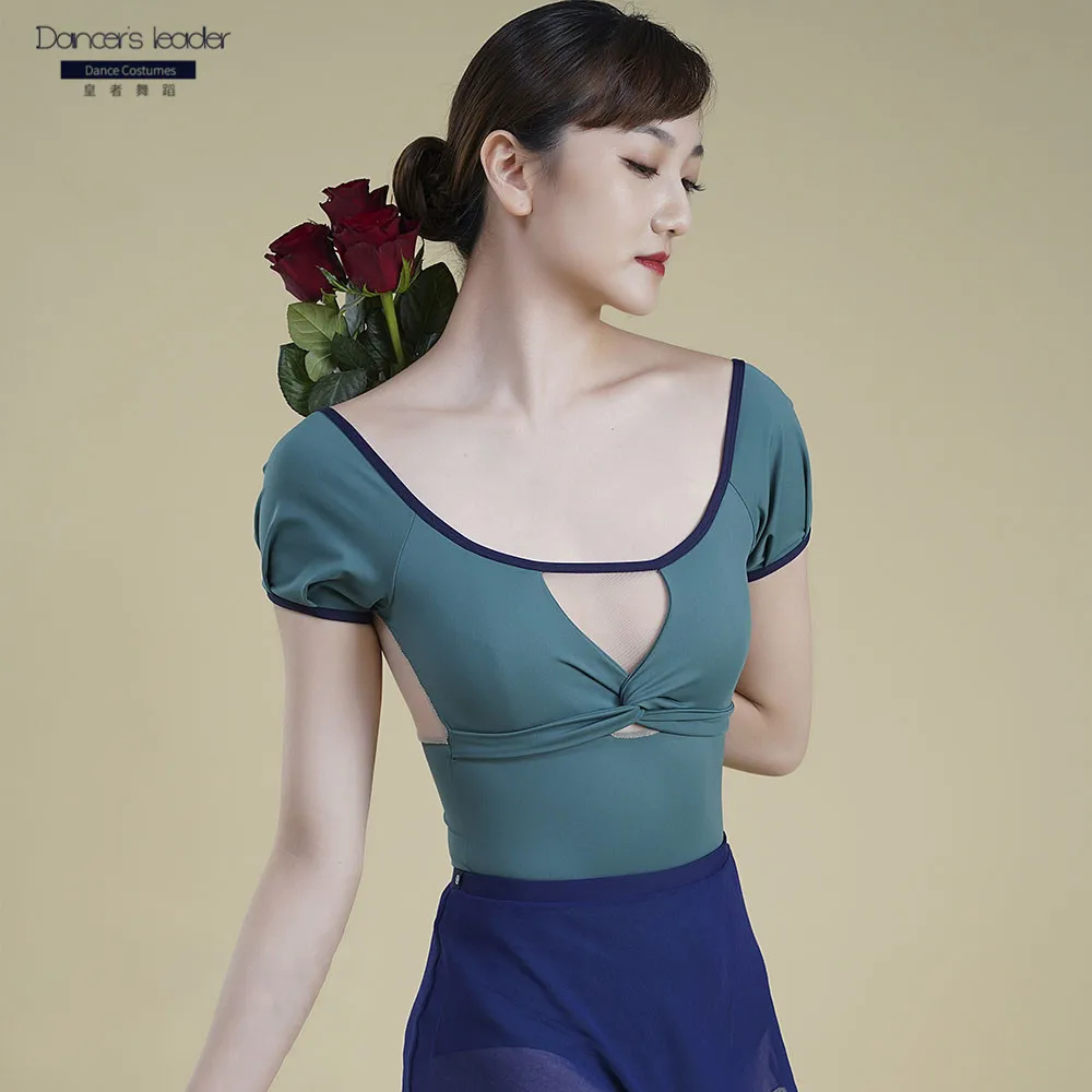 

Ballet Leotards For Women Exercise Suit Sexy Swimsuit Mesh Kink Gymnastics Leotard Adult Ballerina Stage Costume