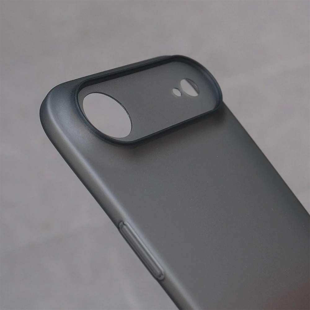 Ultra Thin 0.3mm Translucent Matte Black Hard Case, Slim PP Shell
