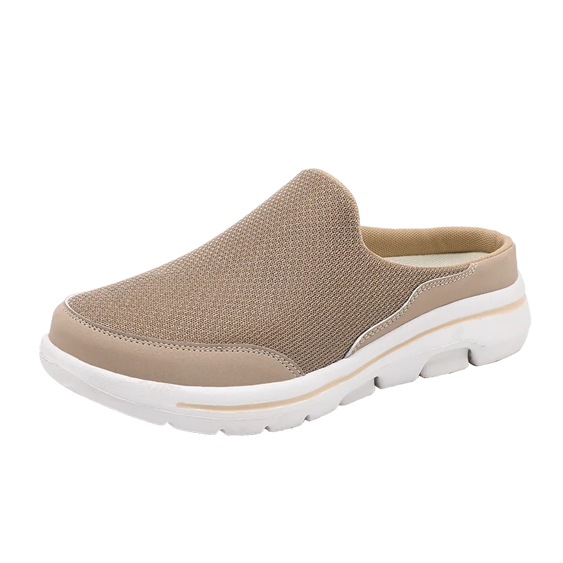Men's Summer Breathable Indoor Slippers - Thick Bottom Slides, Fashionable Walkers, Plus Sizes Available