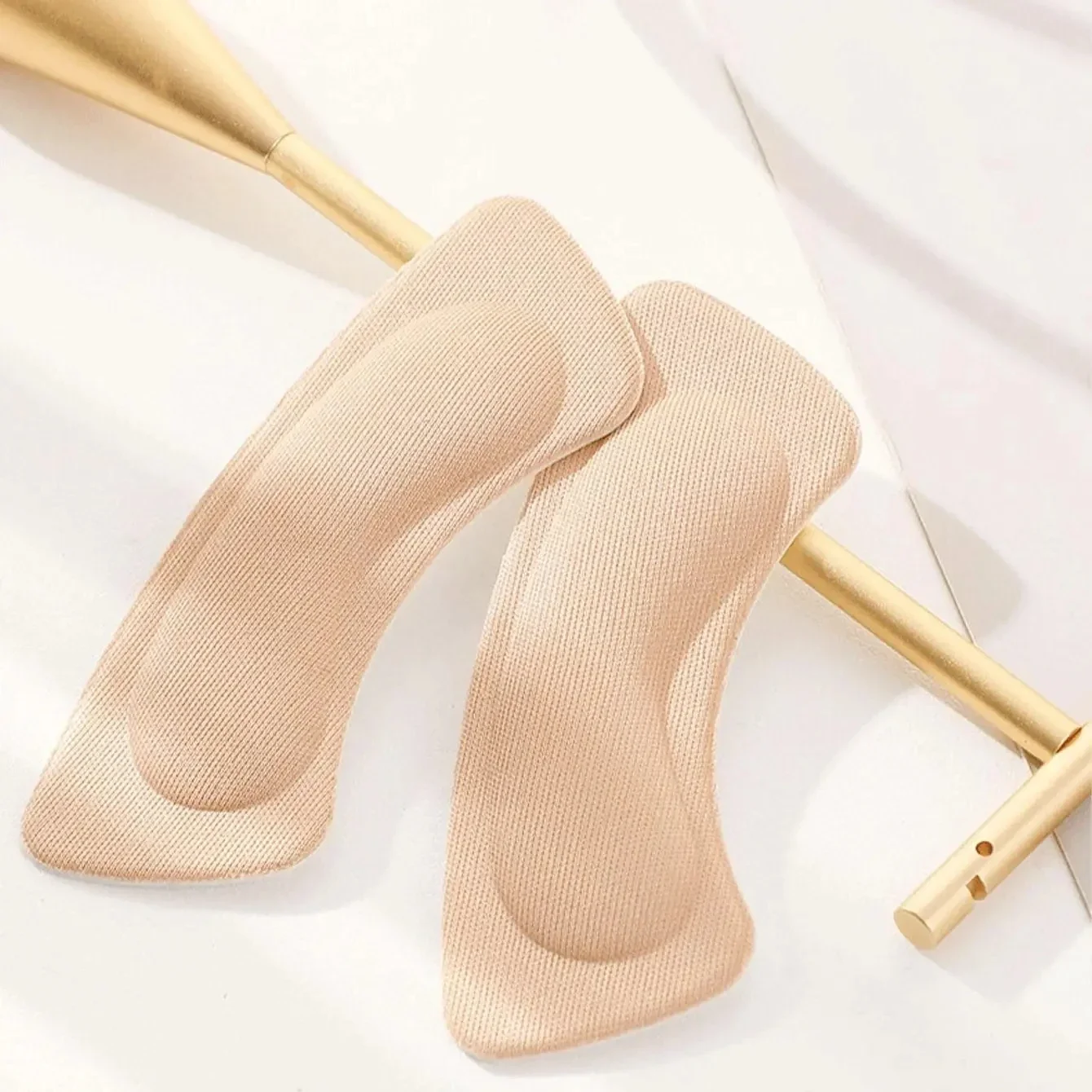 2pcs Sponge Heel Insole Pads, Thickened Anti-Wear Cushions for High Heel Shoes, Comfortable Invisible Protectors
