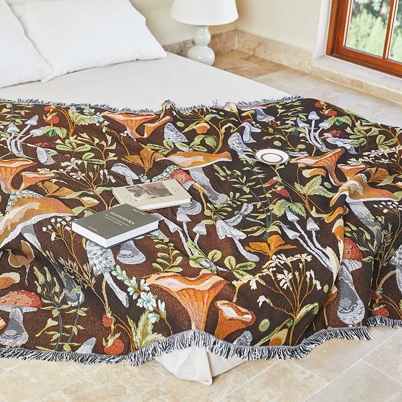 Nordic Blanket Sofa Cover Home Decor Sofa Towel Tarot Leisure Bedspread Outdoor Camping Picnic Mat Bohemian Tapestry Rug