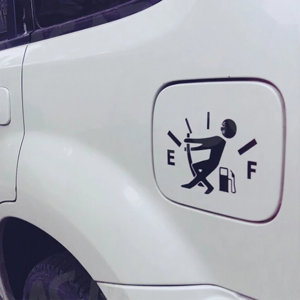 Funny Fuel Tank Car Sticker 4