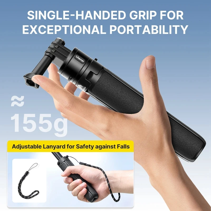 Ulanzi MT-74 Go-Quick II Magnetic QR Action Camera Extension Tripod Selfie Stick For Gopro 13 12 for Insta360 X3 for DJI Action