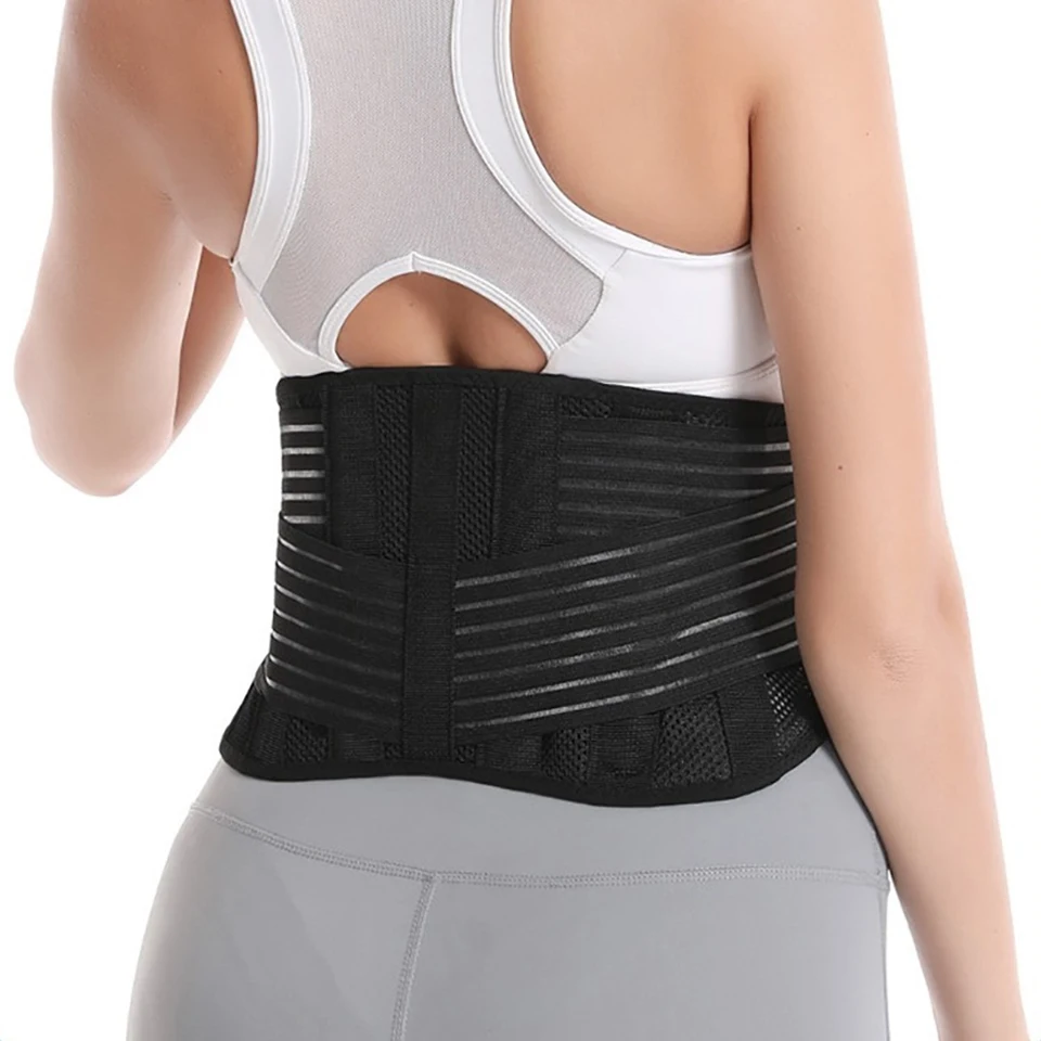 Lumbar Support Waist Belt Health Therapy Breathable Back Spine