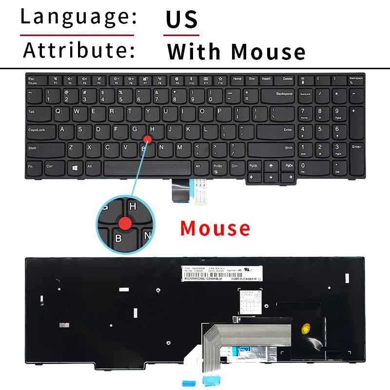 para lenovo thinkpad teclado notebook laptop inglês