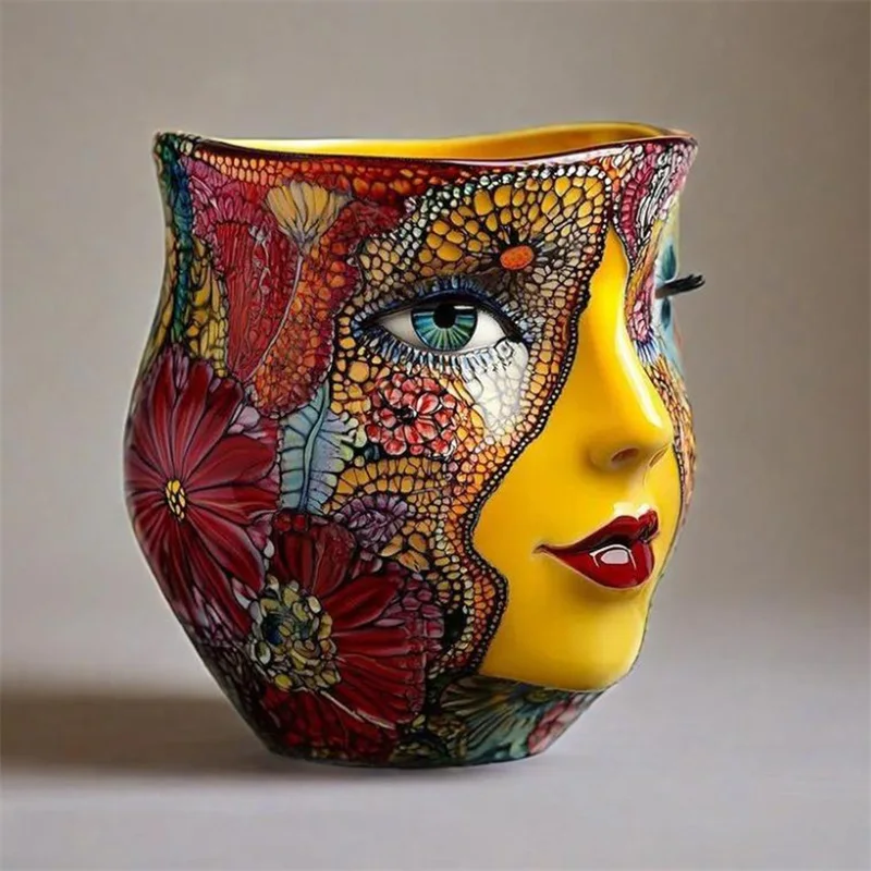 2D Bohemian Face Ornament - cl House & Home