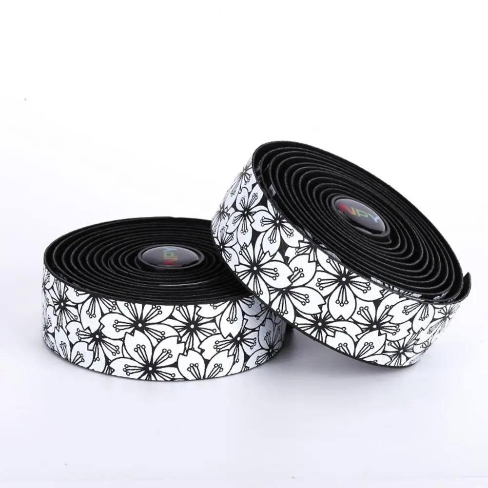 Sweat-absorbing Handlebar Tape Premium Bicycle Handlebar Tape Set Non-slip Sweat-absorbent Grip Wrap for Shockproof Comfort