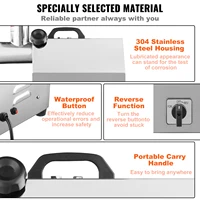 SucceBuy электрическая мясорубка, кухонные комбайны, колбасная машина, наполнитель, мясорубка, наполнитель из нержавеющей стали с 2 лезвиями для кухни — изображение 5