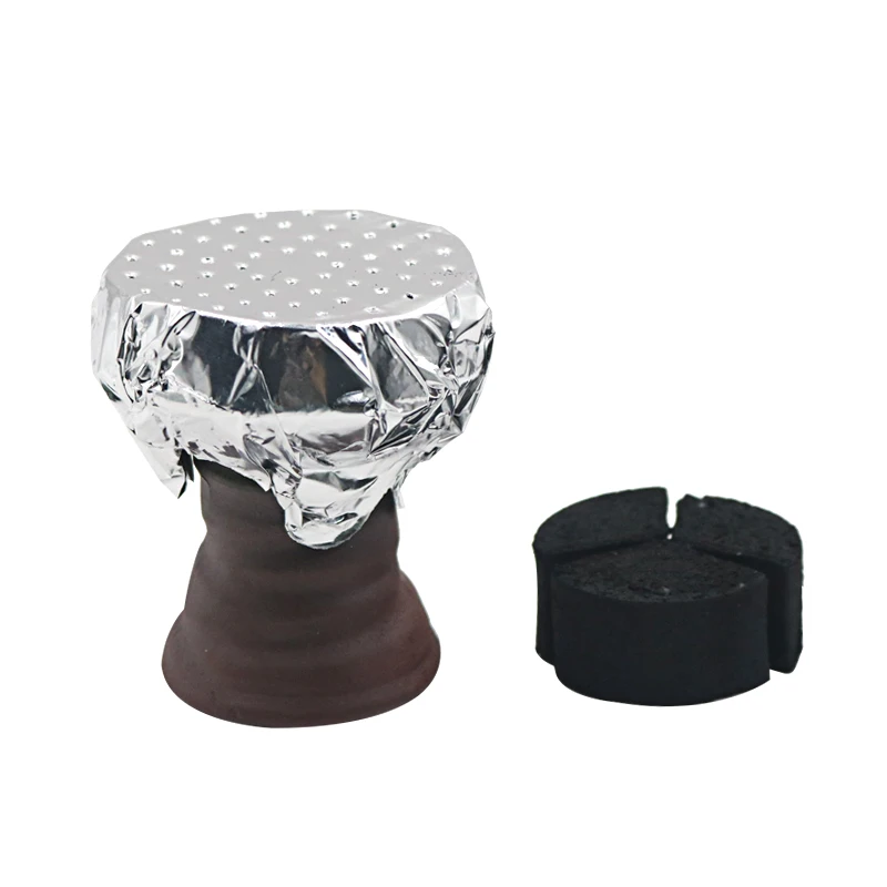50 pcs Pack Shisha Special Aluminium foil With Hole For Hookah Water Pipe Sheesha Chicha Narguile Bowl Accessories Vattenpipa 3
