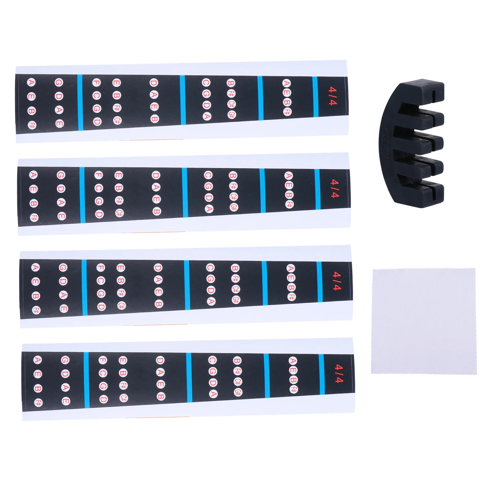 

1 Set Violin Note Sticker Includes Cloth Violin Fretboard Marker Violin Silencer