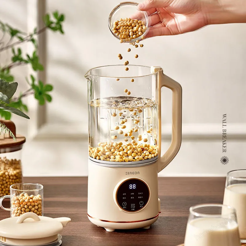 Electric Multifunctional Household Kitchen Soymilk Machine With Wall  Breaking Machine Big Powerful Blender Smoothies Maker - High Speed Blenders  - AliExpress