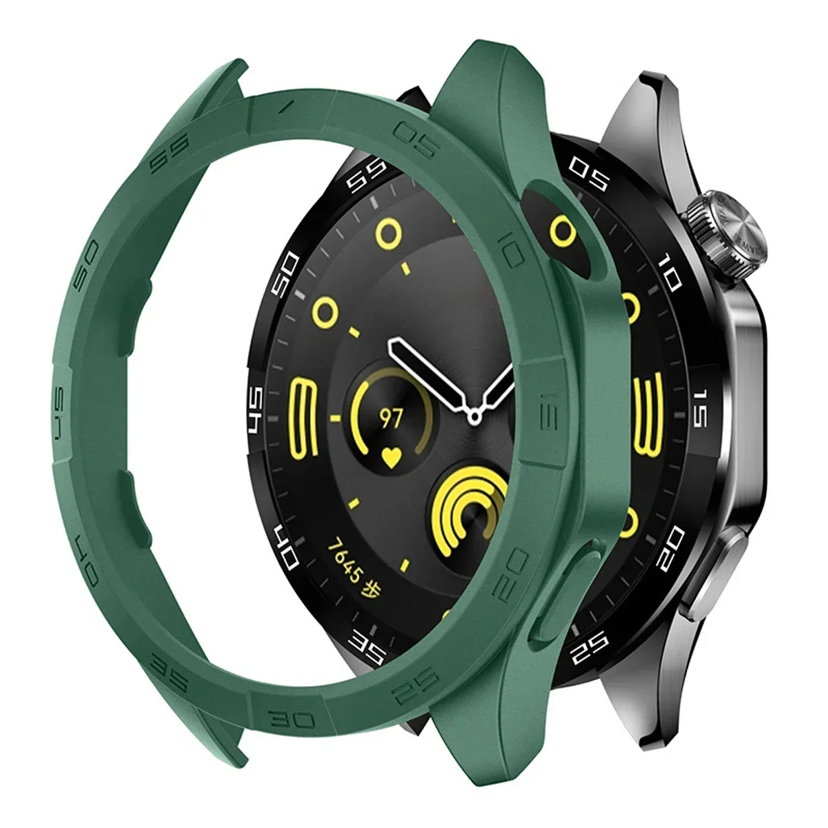 Sleek Protective Bumper Case for Huawei Watch GT 4 46mm (No Screen Protector) - Men's & Women's Accessory