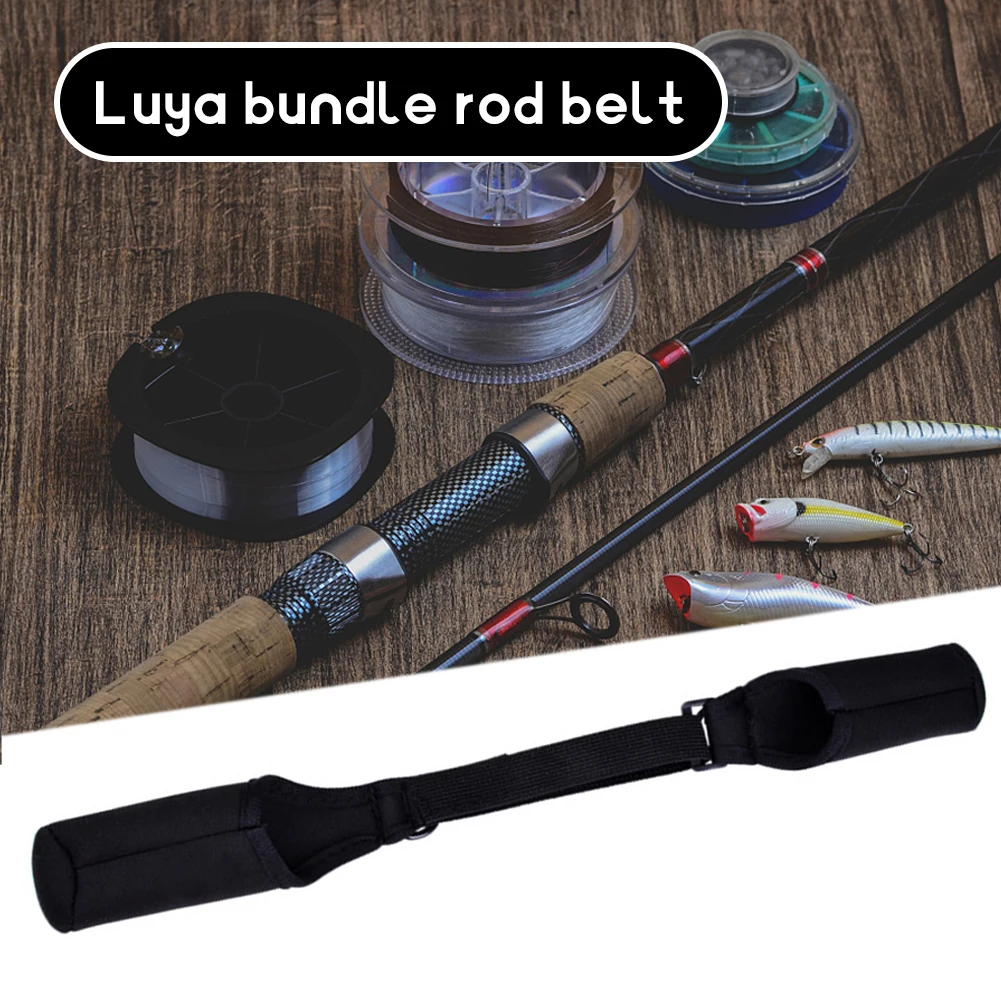 UKCOCO 20pezzi Cinghie Elastiche per Canna da Pesca Imbracature per Canne da Pesca Cinghie di Ancoraggio per Canne da Guinzagli per da per Fissaggio Sicuro e Trasporto