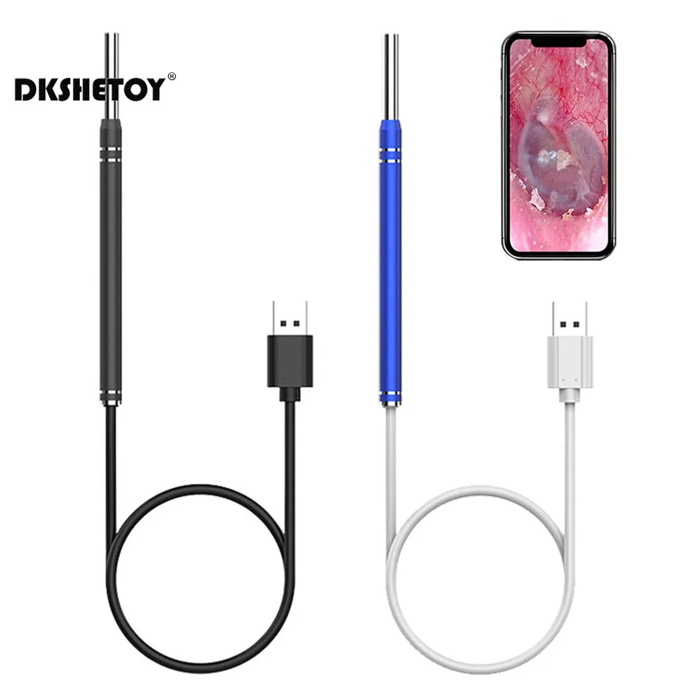 Ear Wax Cleaning With Camera Ear Cleaner Endoscope Spoon Mini Camera Ear Picker Removal Visual Ear Mouth Nose Android 2