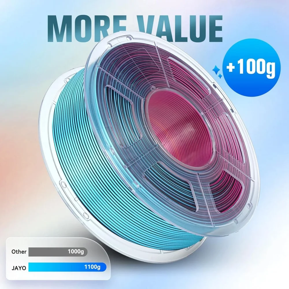 PLA+ Silk 3D Printer Filament 2KG 6