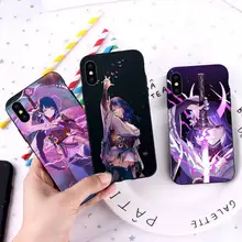

Genshin Impact Raiden Shogun Phone Case For iphone 12 11 13 7 8 6 s plus x xs xr pro max mini shell