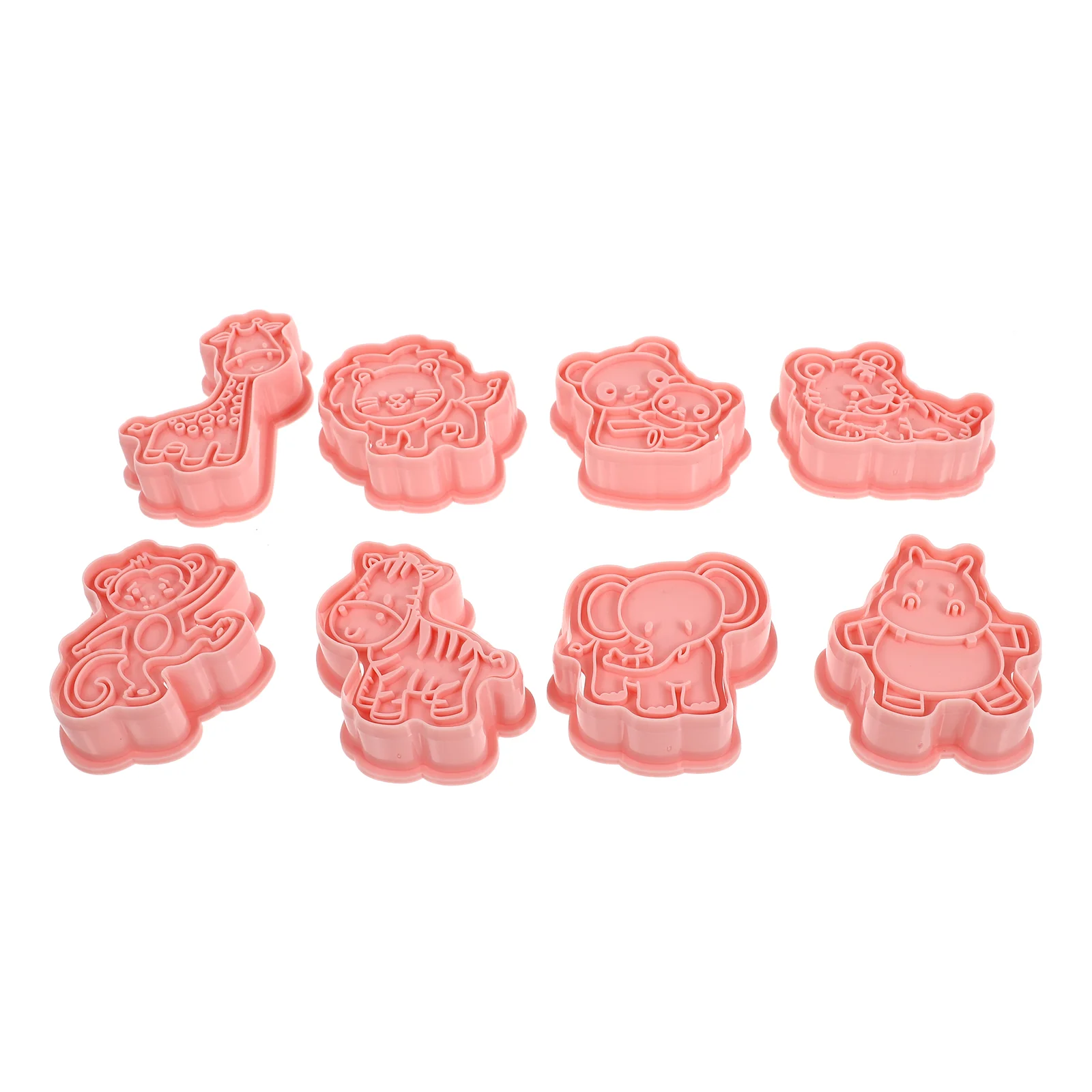 

8 Pcs Animal Cookie Cutters Molds Cake Household Baking Tools DIY Biscuits Pressing Chocolate
