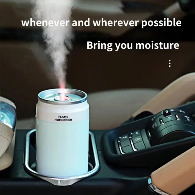 Mini Légtisztító Humificador Hordozható Hálószobás Otthoni Autó Asztali Párásító Intelligens Usb Töltés Légköri Lámpával - Image 2