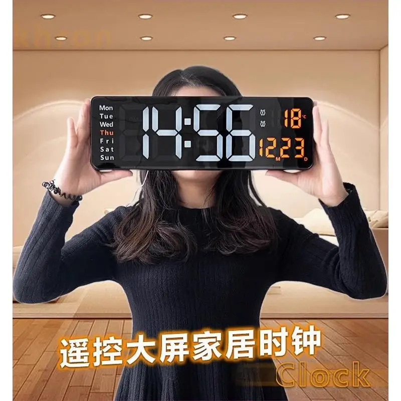 13-Inch large-screen LED clock