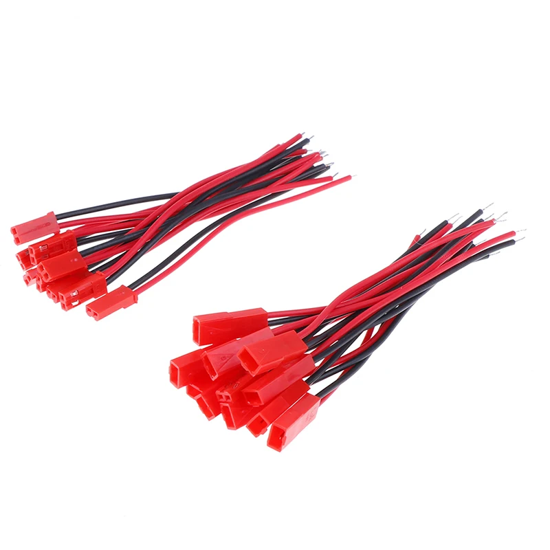 

20pcs 2 Pin connector male female plug cable 22 awg wire for rc battery