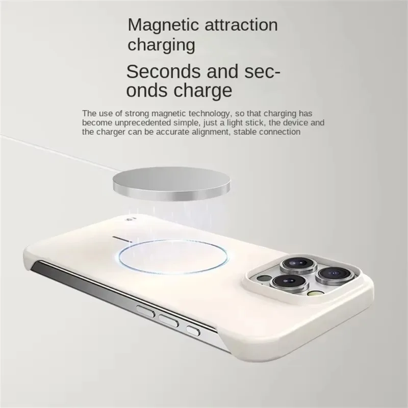 รูปสินค้า เคส iPhone ไร้ขอบบางเฉียบ ป้องกันกระแทก MagSafe