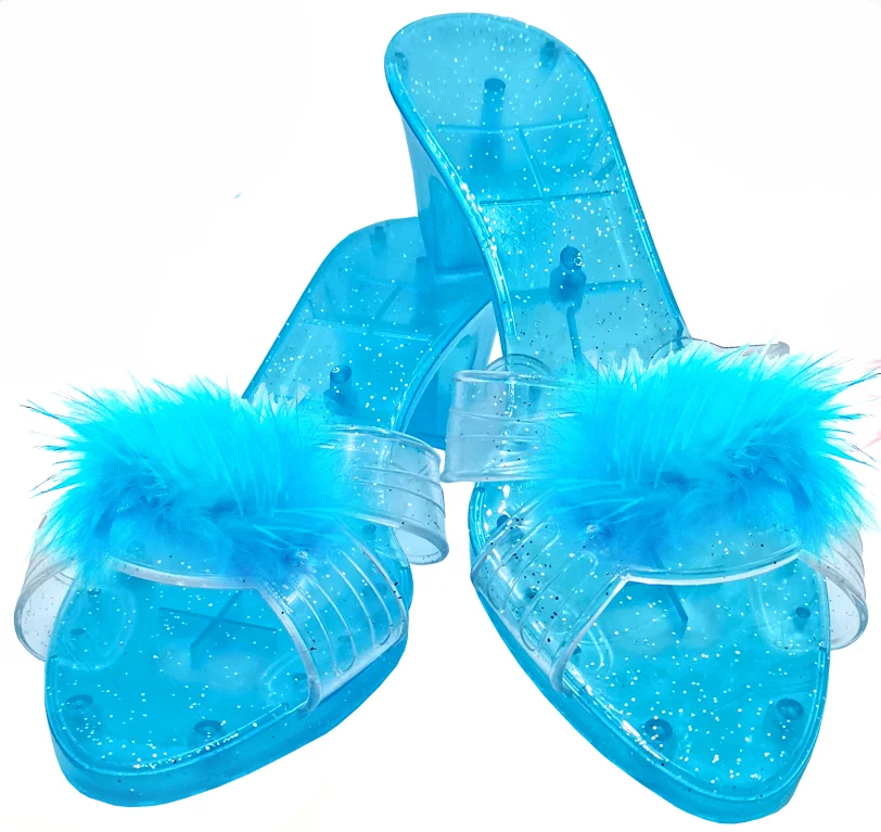 Princess Role Play Shoes Set Non-Slip High Heel Shoes Toys for