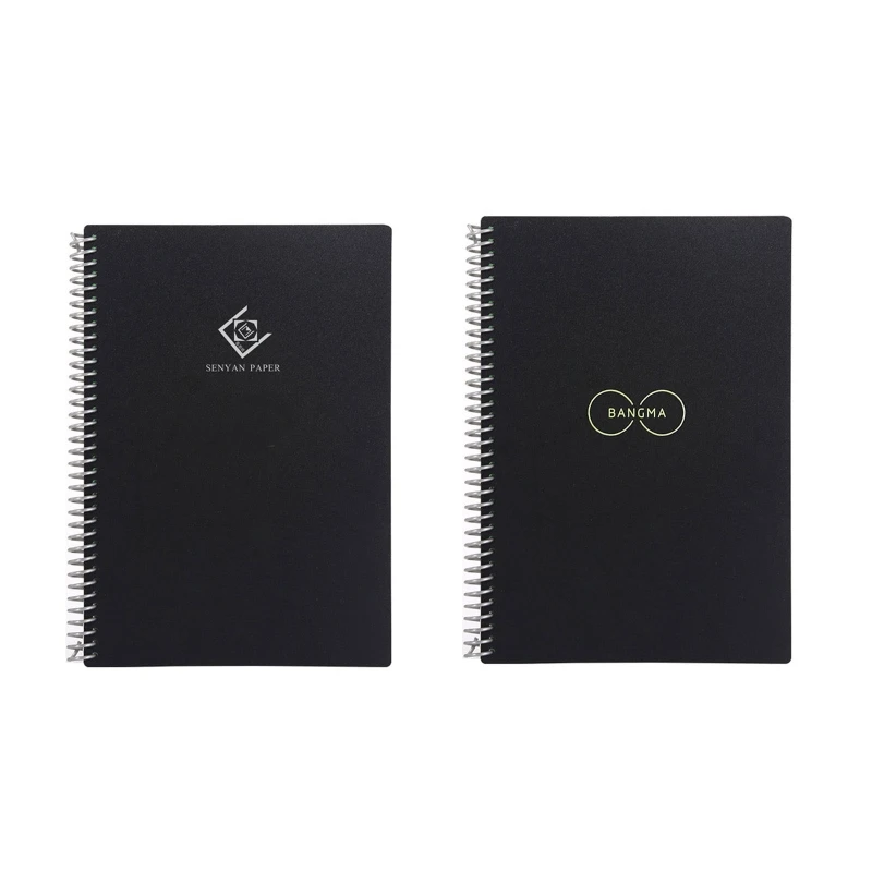 

B36C Reusable Spiral Notebook Rewritable Waterproof Sheets Journal Notepad