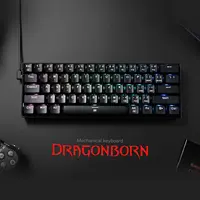 Redragon K630 Dragonborn 60% Wired RGB Hot-Swappable Gaming Keyboard, 61 Keys Compact Mechanical Keyboard - Image 4