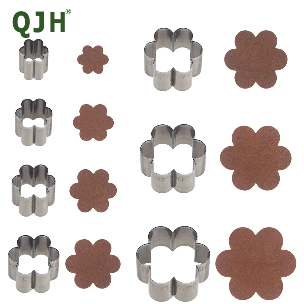 Leather Punching Die Set - 8 Sizes High Carbon Steel Hollow Cutters For DIY Crafting