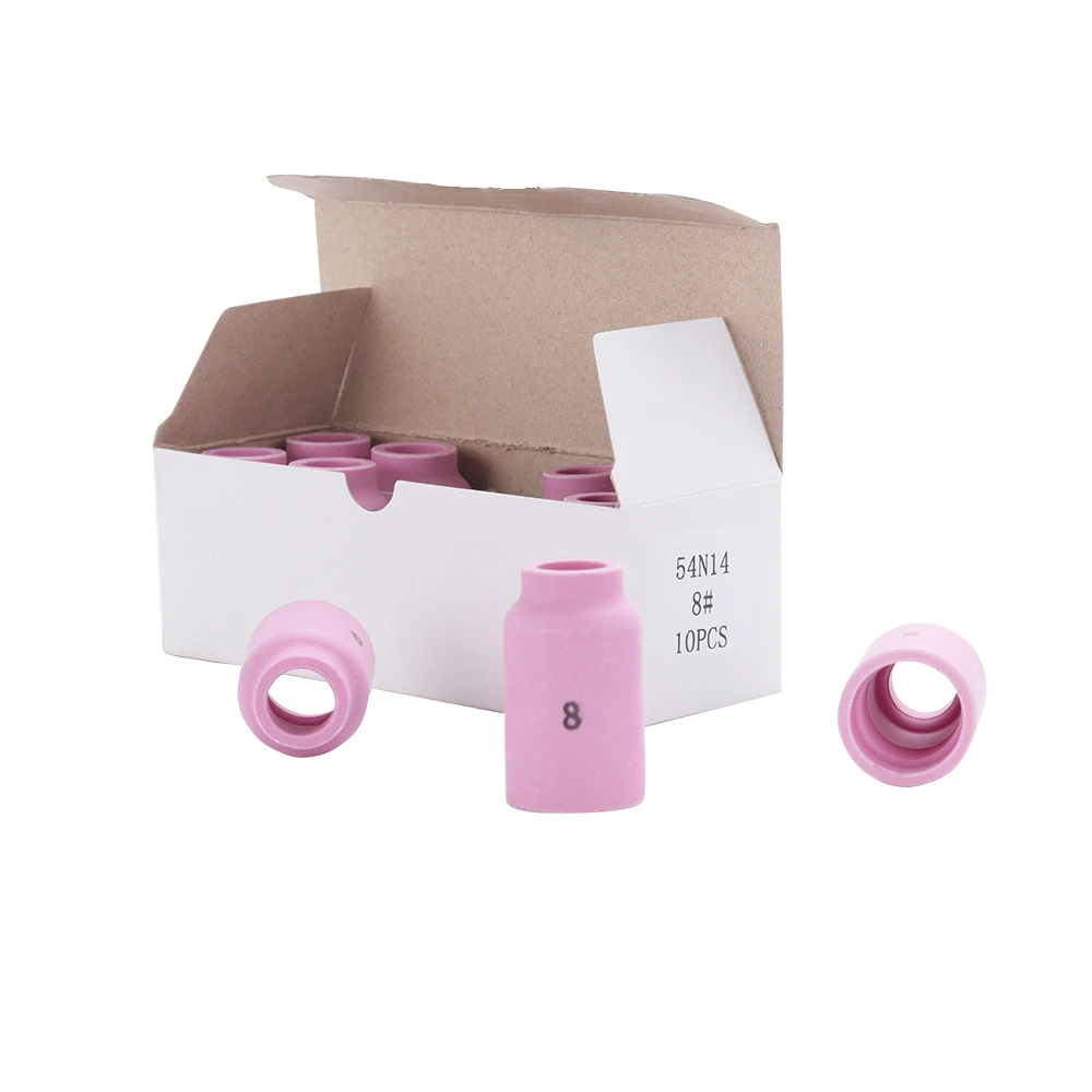 

Алюминиевая насадка, газовая линза, керамическая чашка 54N14 8 #1/2 ", керамическая газовая линза TIG, насадка для сварофонарь, инструмент для ремонта 17/18/26